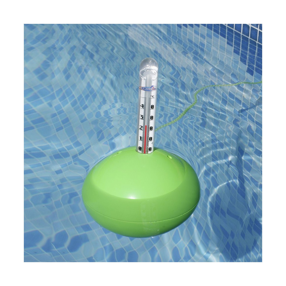 Thermomètre de piscine double lecture Bouée 20x5x50cm - GRE - Mr